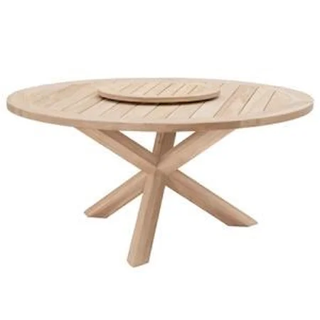 Outdoor 63 inch Round Dining Table